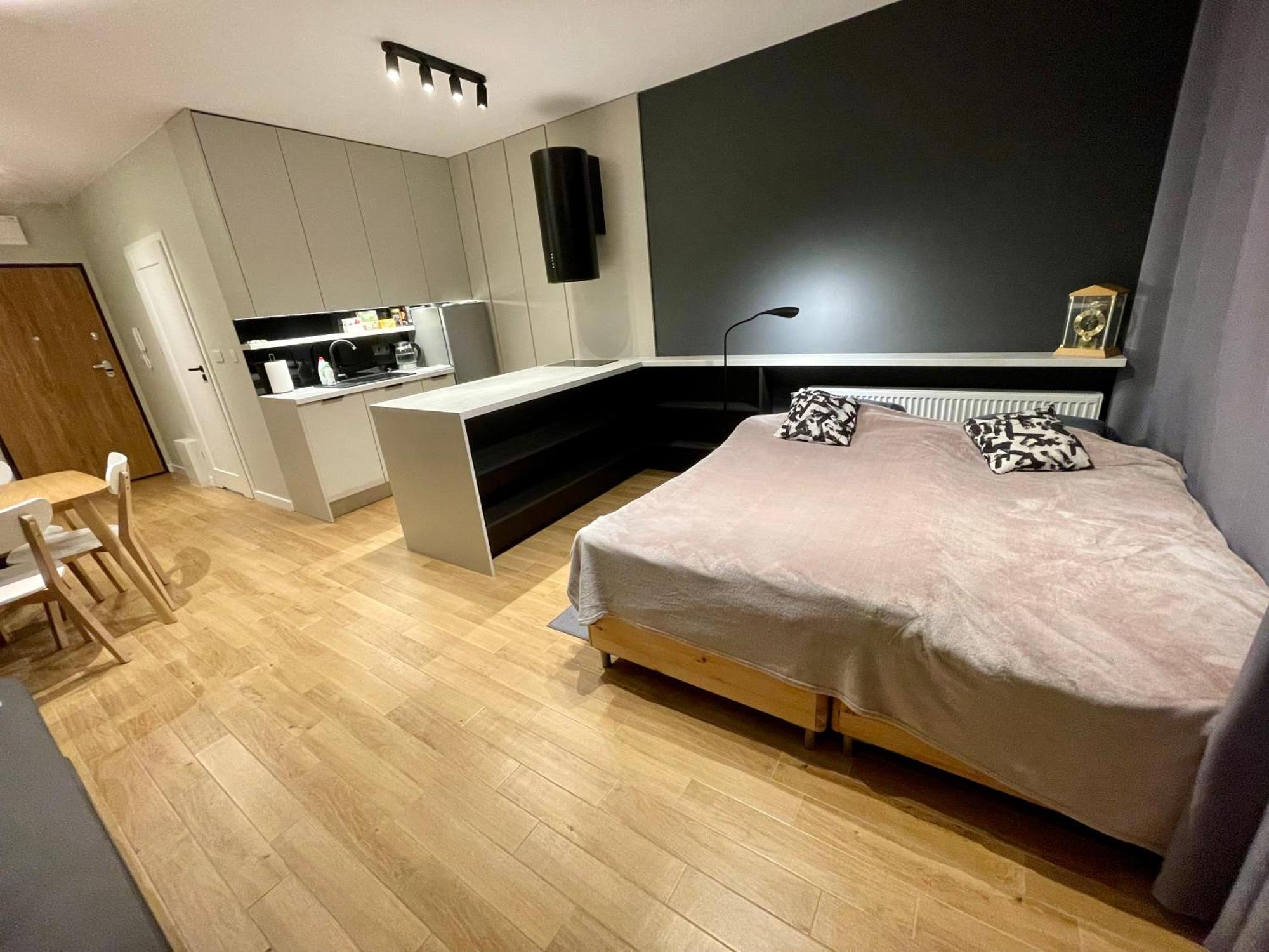 Time&House Pileckiego Przy Centrum Onkologi I Klinice Novum Apartament Na Wylacznosc Pokoj,Sypialnia,Lozko, Lazienka,Kuchnia Apartman Varsó Kültér fotó